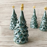 Image 4 of Handmade Ceramic Christmas Tree with Yellow Star (2)