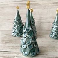 Image 2 of Handmade Ceramic Christmas Tree with Yellow Star (3)