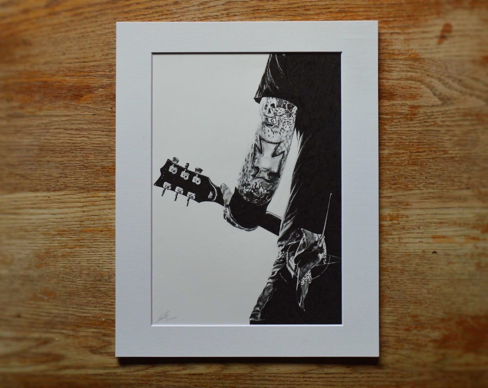 Hetfield Tattoo - (Original Drawing)