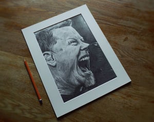 James Hetfield - (Original Drawing)