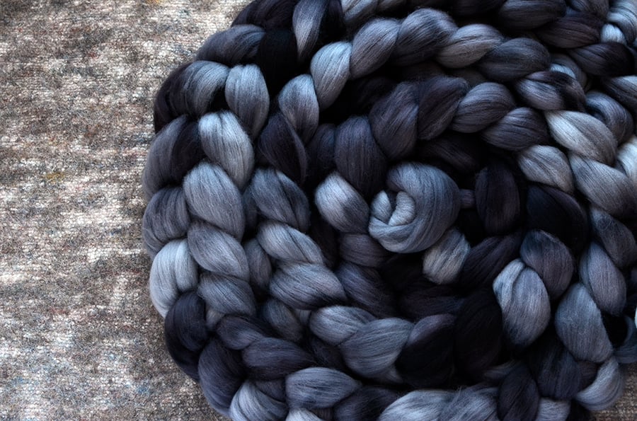 Image of "Charred" November Fiber Club Coordinate- PRE-ORDER - 4 oz.