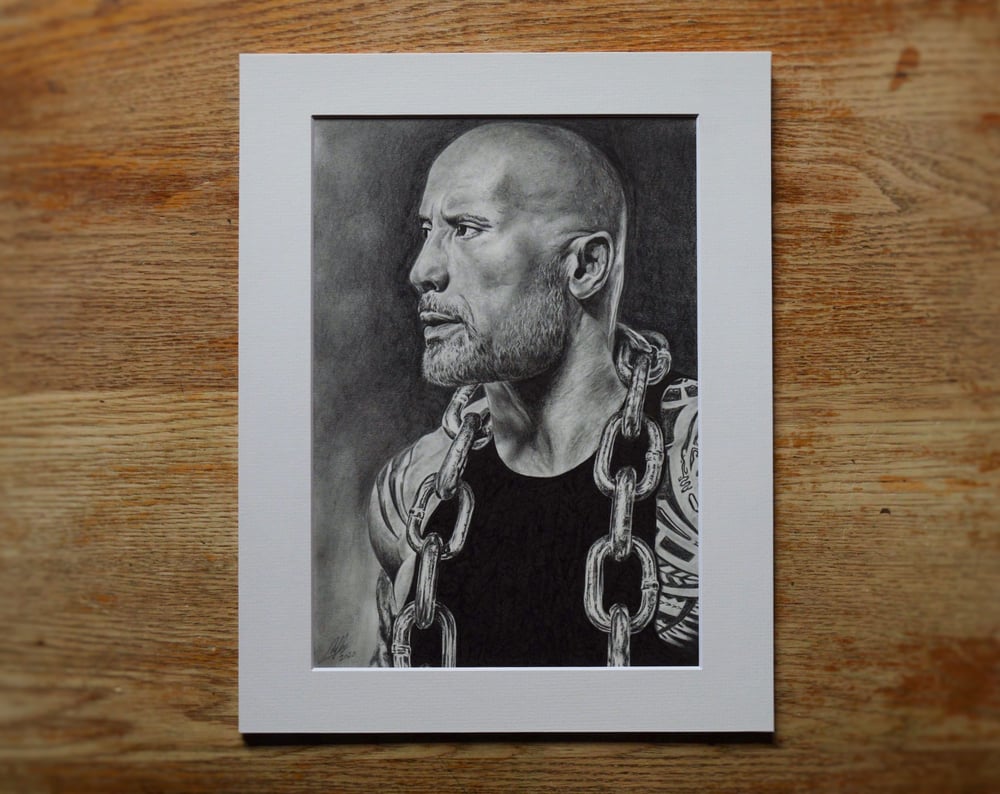 The Rock - (Original Drawing) - SOLD!!