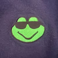 Image 2 of frog with sunglasses sweater