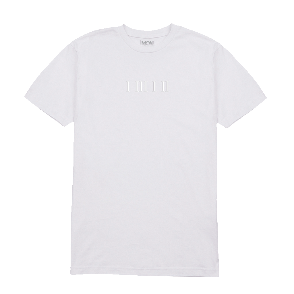 Image of I III I II WHITE TSHIRT