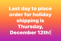 Holiday Orders