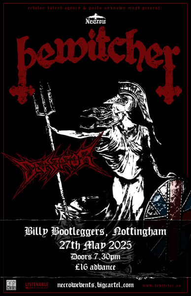 Image of NeCrow Presents: Bewitcher & Devastator - Nottingham