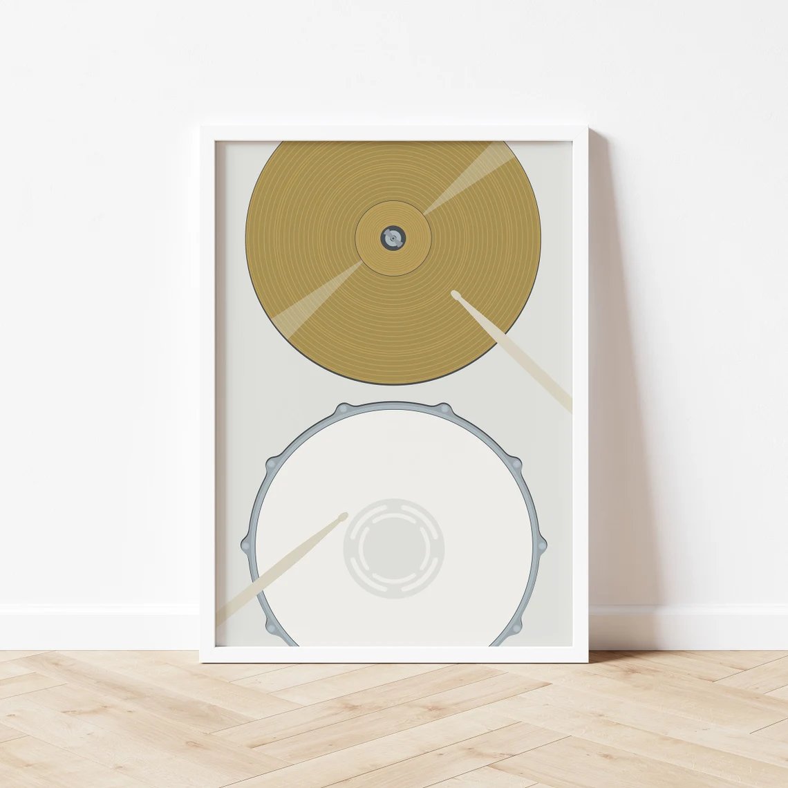 Image of Drum Print - Drummer Music Poster