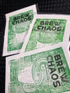 Brew Chaos Block Print