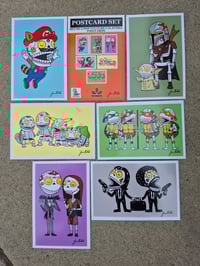 Image 1 of Pop Culture Calaveras Postcard Set 