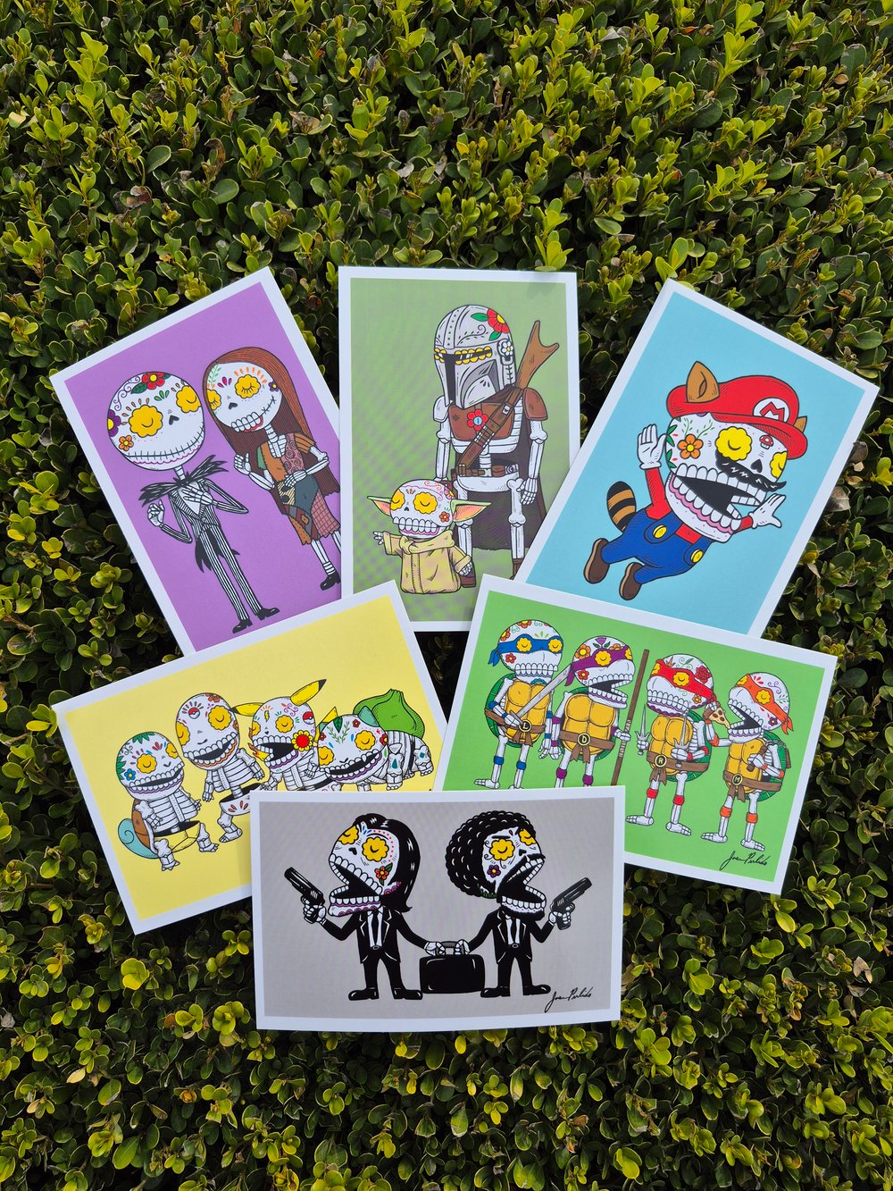 Pop Culture Calaveras Postcard Set 