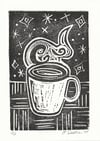 Brew Chaos Block Print