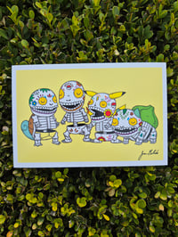 Image 4 of Pop Culture Calaveras Postcard Set 