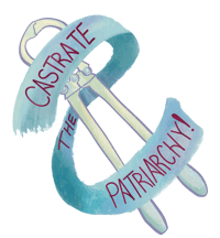 Image 2 of Castrate the Patriarchy! sticker