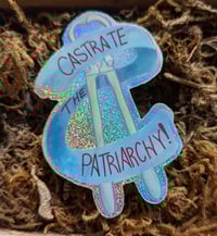 Image 1 of Castrate the Patriarchy! sticker