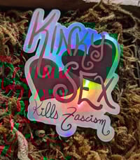 Image 1 of Kinky Sex Kills Fascism sticker
