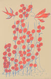 Ghost in the Flowers Risograph