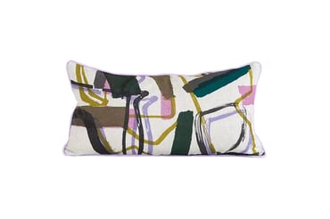 Image of 'Monolith' Cushion Heather- 30 x 60cm