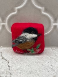 Image 1 of Christmas Chickadee / Holly Berry
