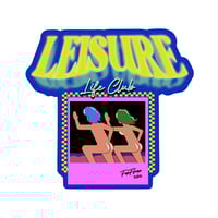 Leisure Life Club Beach Runners (sticker)
