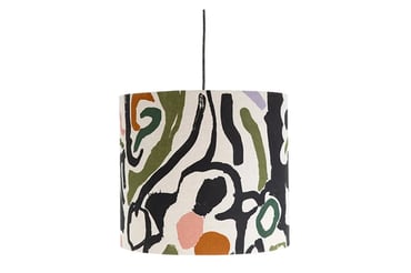 Image of 'Cove' Lampshade Moss- Land Collection