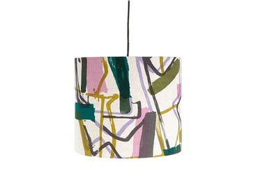 Image of 'Monolith' Lampshade- Heather- diam 35 x 30cm
