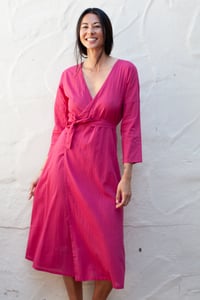 Image 1 of Long Wrap Dress