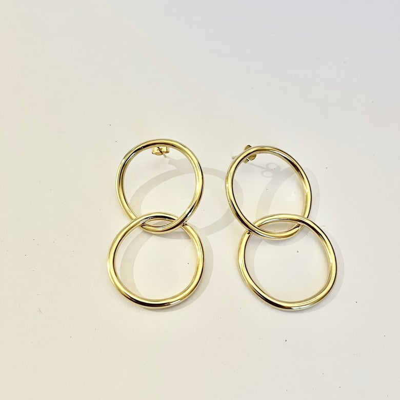 Image of Boucles d'oreilles Alba doubles