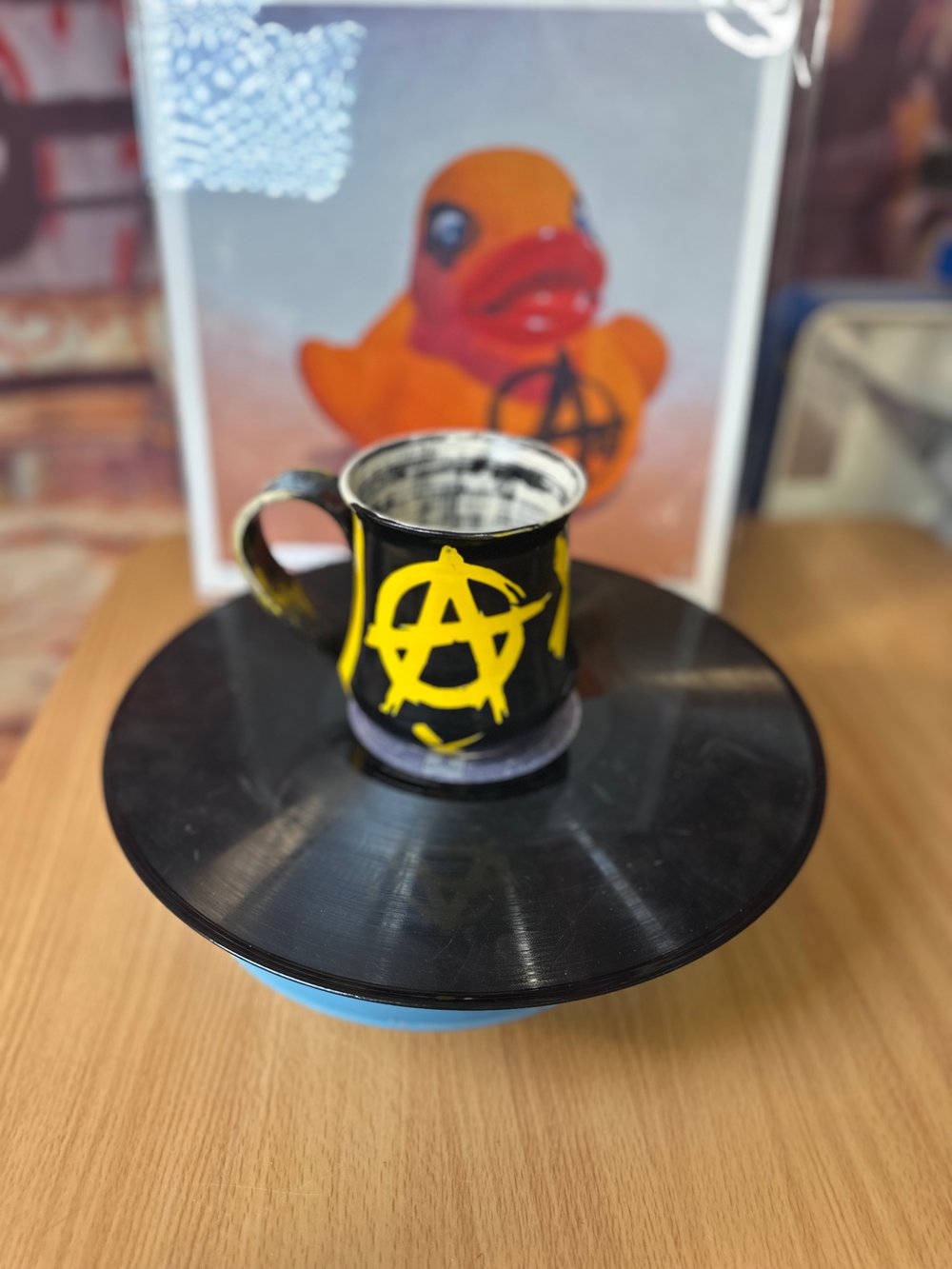 A' Yellow Mug 