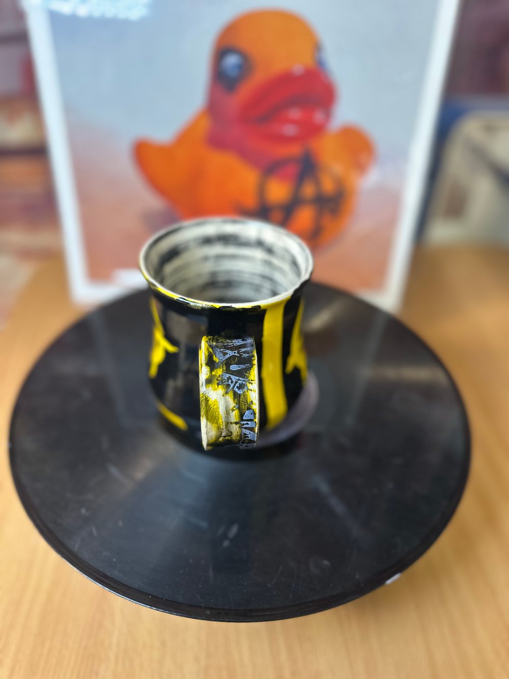 A' Yellow Mug 