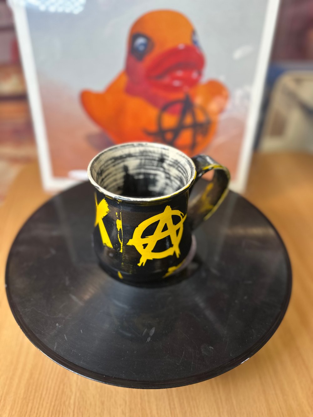 A' Yellow Mug 