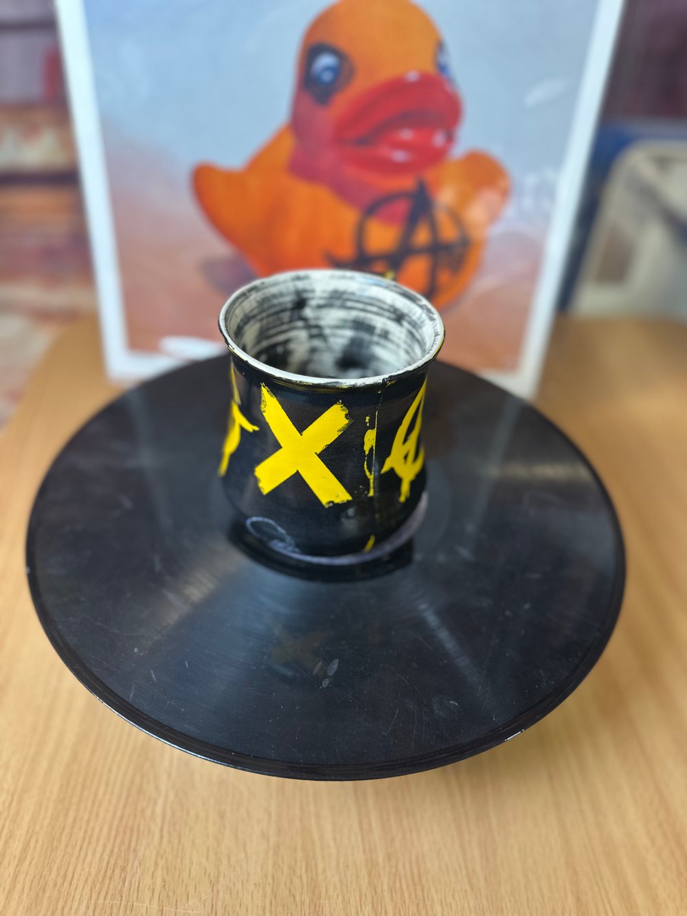 A' Yellow Mug 