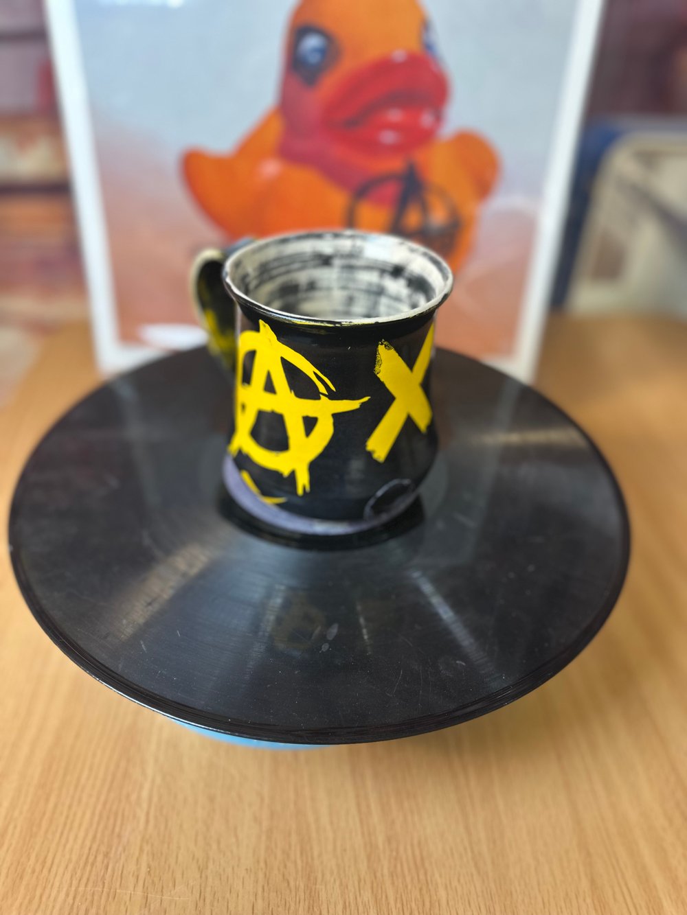 A' Yellow Mug 