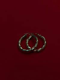 Image 3 of Bamboo Twist Earrings