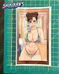 Image 2 of Chun-Li Bikini 6" Vinyl Sticker