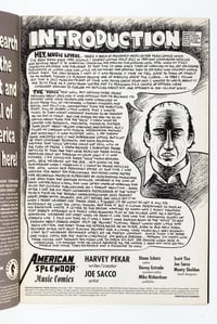 Image 2 of American Splendor: Music Comics by Harvey Pekar and Joe Sacco