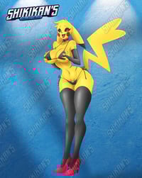 Image 1 of Lewd Pikachu 6' Vinyl Sticker