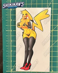Image 3 of Lewd Pikachu 6' Vinyl Sticker