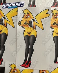 Image 2 of Lewd Pikachu 6' Vinyl Sticker