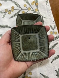 Image 2 of CARVED PLATES (Set of 2 - Square - Rutile) (SOLD OUT)