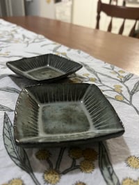 Image 1 of CARVED PLATES (Set of 2 - Square - Rutile) (SOLD OUT)
