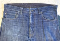 Image 3 of Engineered Garments indigo dyed denim jeans, made in USA, size 32 (fits 34”)