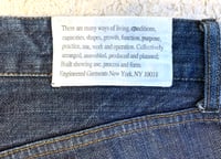 Image 8 of Engineered Garments indigo dyed denim jeans, made in USA, size 32 (fits 34”)