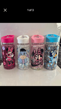 Kids snowglobe drink bottle 