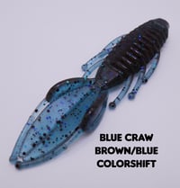 Image 10 of 3.25" Little Stinger Creature/Beaver Bait (8pk) (Traditional Colors)