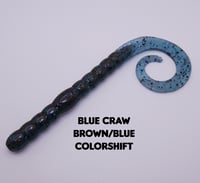 Image 7 of 7.5" Curly Sue Worm (8pk) (Traditional Colors)