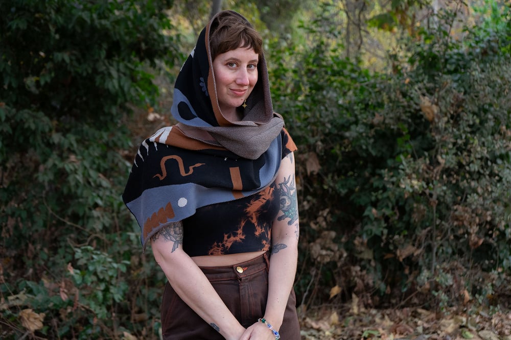 Image of Cosmic Desert Knit Scarf