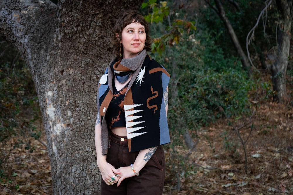 Image of Cosmic Desert Knit Scarf