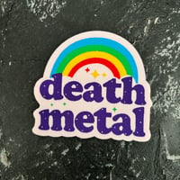 DEATH METAL RAINBOW PATCH