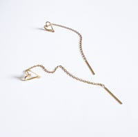 Image 1 of I Heart You Threader Earring