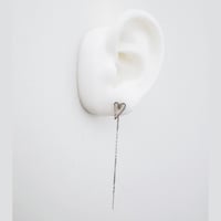 Image 2 of I Heart You Threader Earring